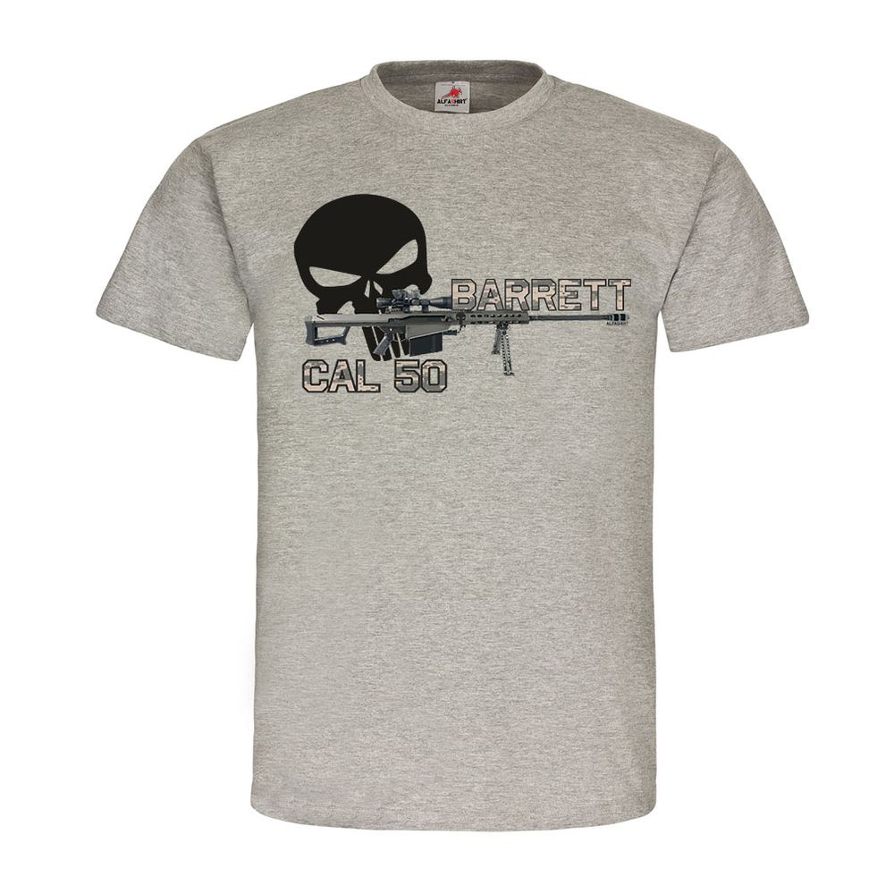 Barrett Cal 50_Cod Gamer Shirt Alfashirt Waffe Deko Sniper Quickscoper #21379