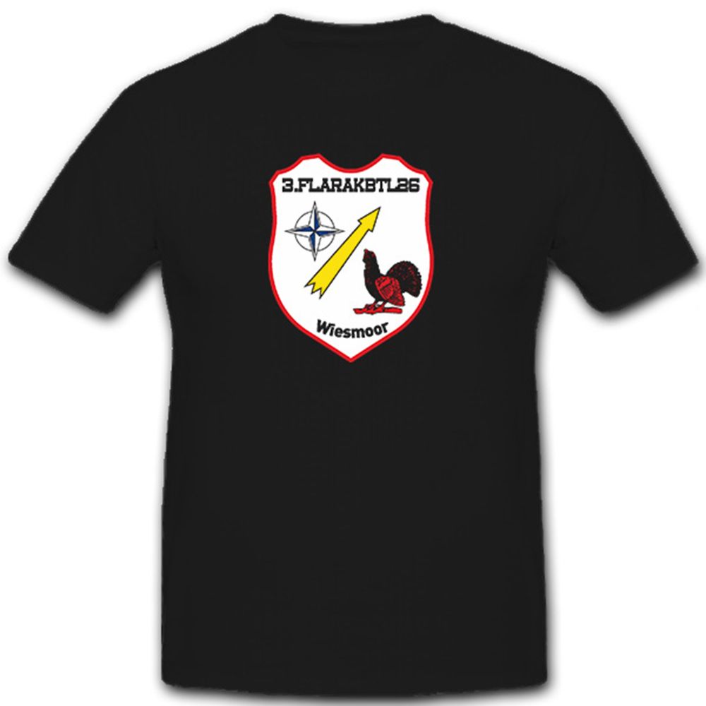 3FlaRagBtl26 Bundeswehr Wappen- T Shirt #7669