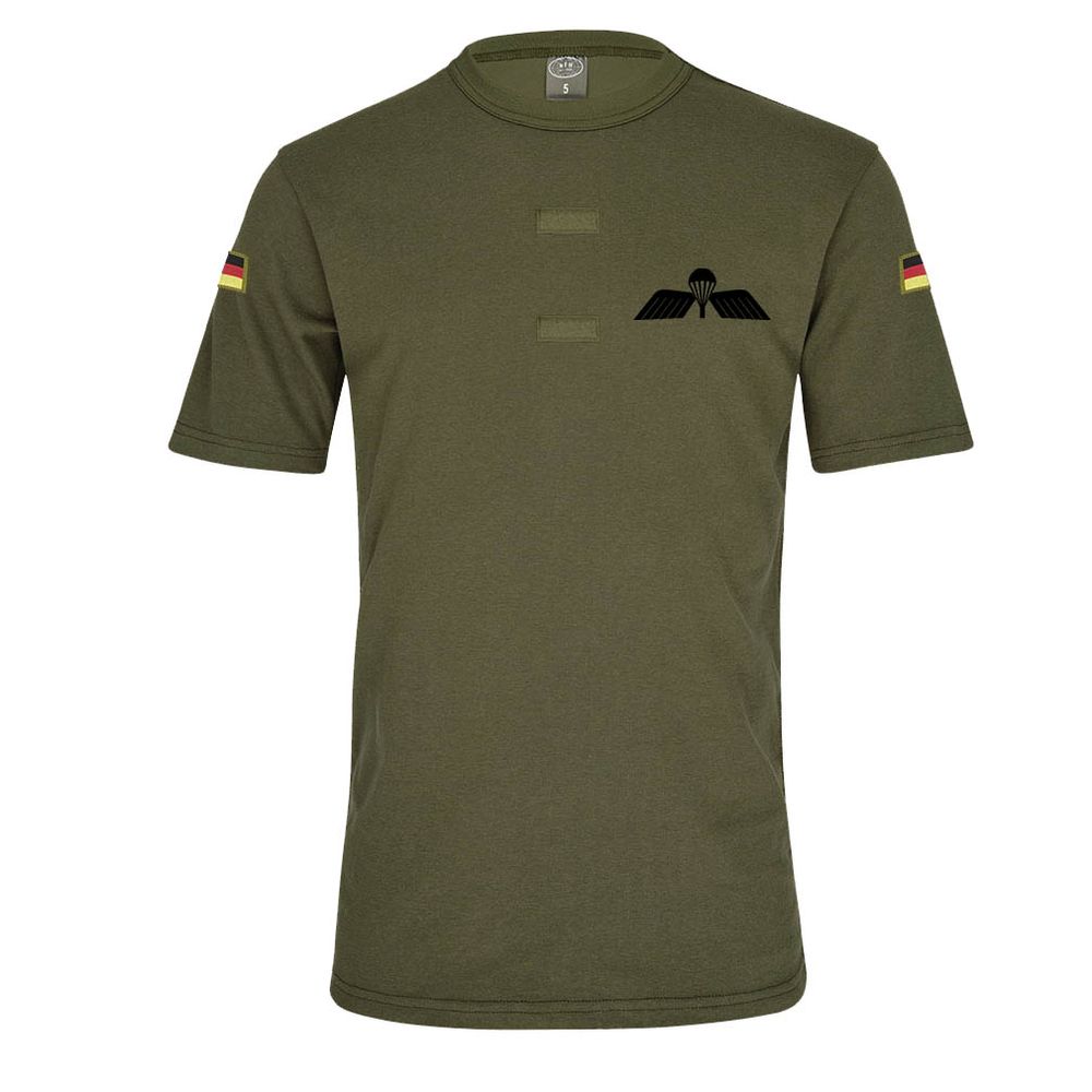 BW Tropen Oliv Dropzone Teuge B-Brevet Niederländisches T-Shirt#31044