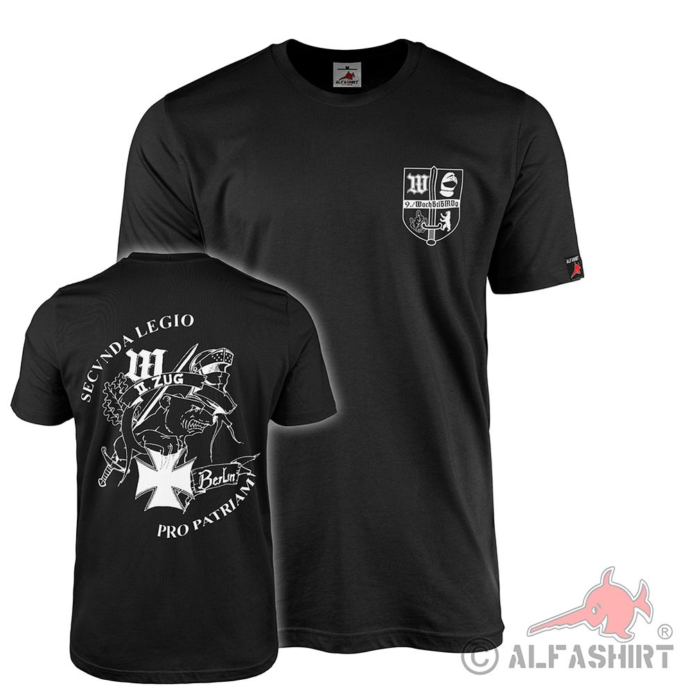 9 WachBtlBMVg Wach Battalion Federal Defense Ministry T-Shirt #41885