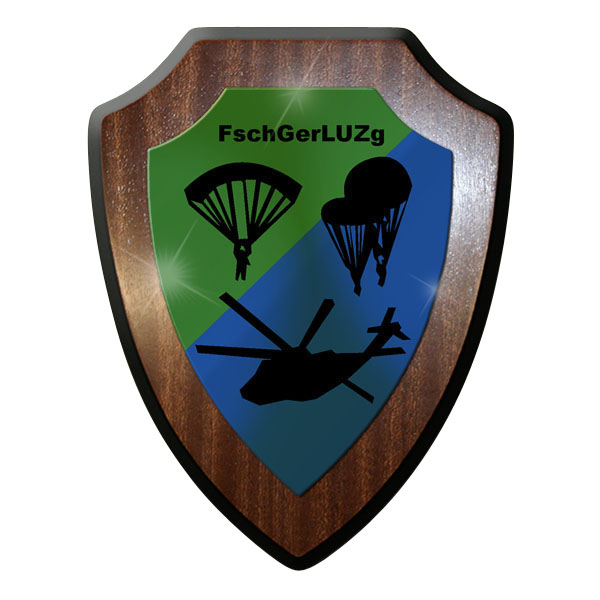 Wappenschild - FschGerLUZg Fallschirmjäger Geräte Luft Umschlag Zug #11664