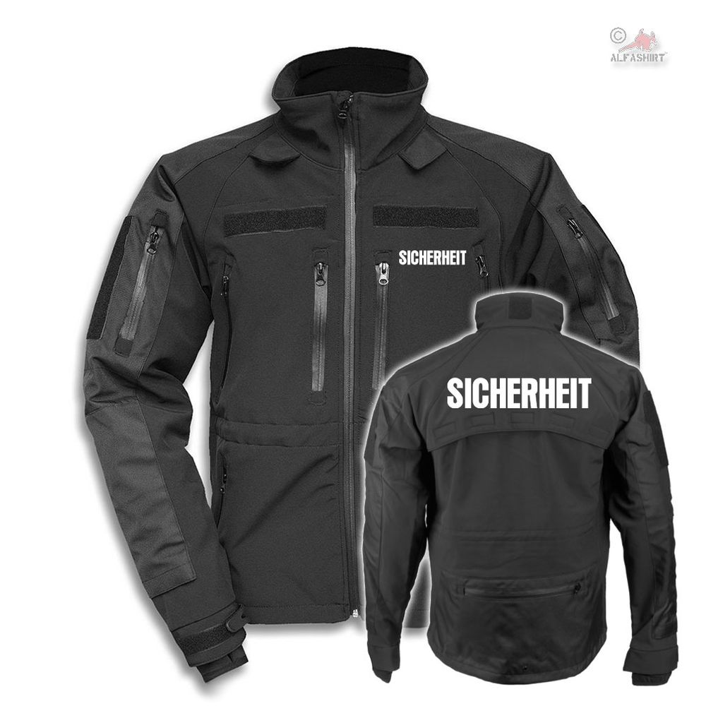 Tactical Softshell Jacket Security Security Security Guard Fuse #42420
