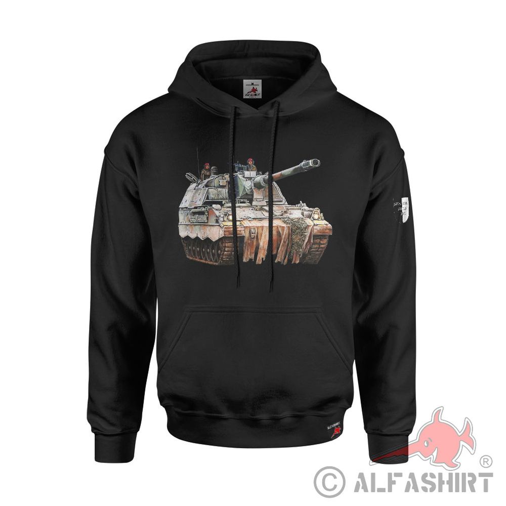 Lukas Wirp Hoodie sw Panzerhaubitze PzH 2000  Artilleriegeschütz #43602