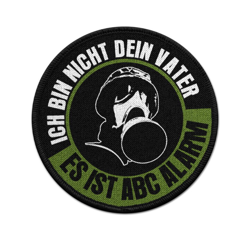 Patch 7,5cm ABC Alarmschutz Bundeswehr BW Vader Vater Einsatz Fun Humor #26461