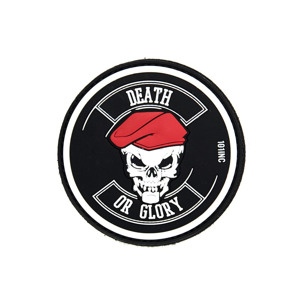 Skull Death or Glory - 3D Patch 7x7cm #26816