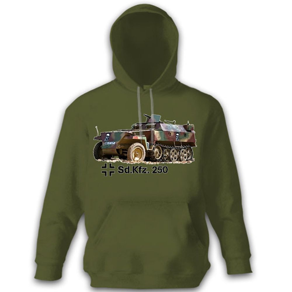 SdKfz250 Halbkette Schützenpanzer Schützenpanzerwagen SPW  Kapuzenpullover #9063