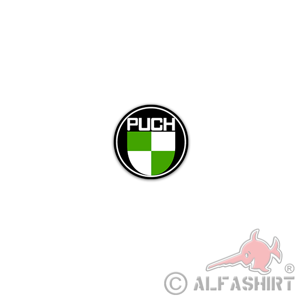 Sticker Puch Logo Johann Puch Automobile Bicycle Graz 7x7cm A3453