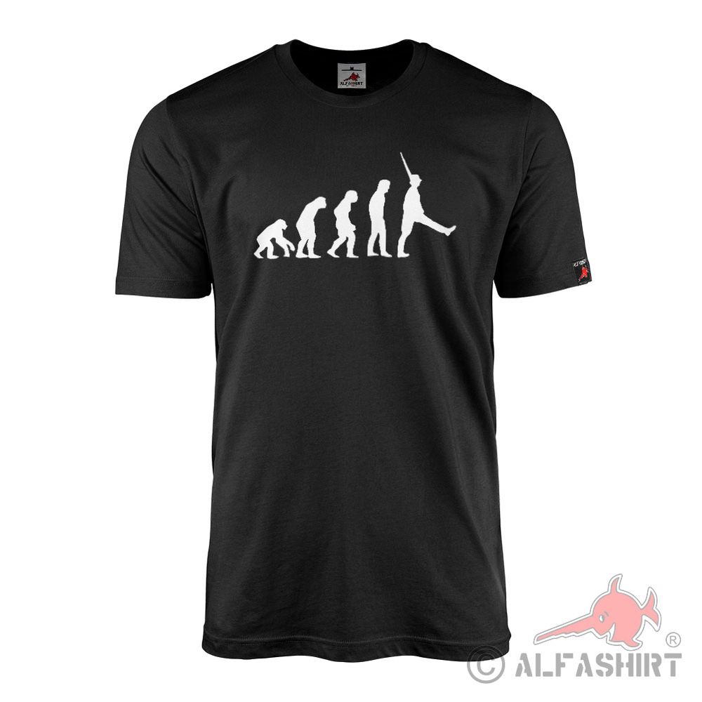 T-shirt evolution soldier service duty generation development military #41585