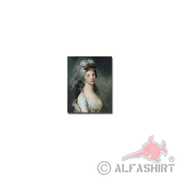 Luise of Mecklenburg-Strelitz Sticker Queen of Prussia 6x7cm # A3897