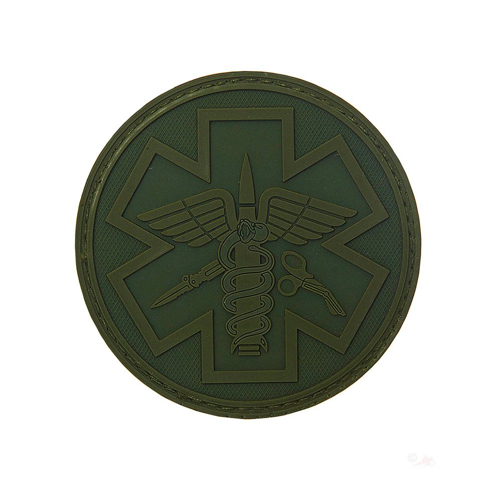 3D Rubber PVC Patch Sanitäter BW Para Medic Not-San Rettungssanitäter #33062