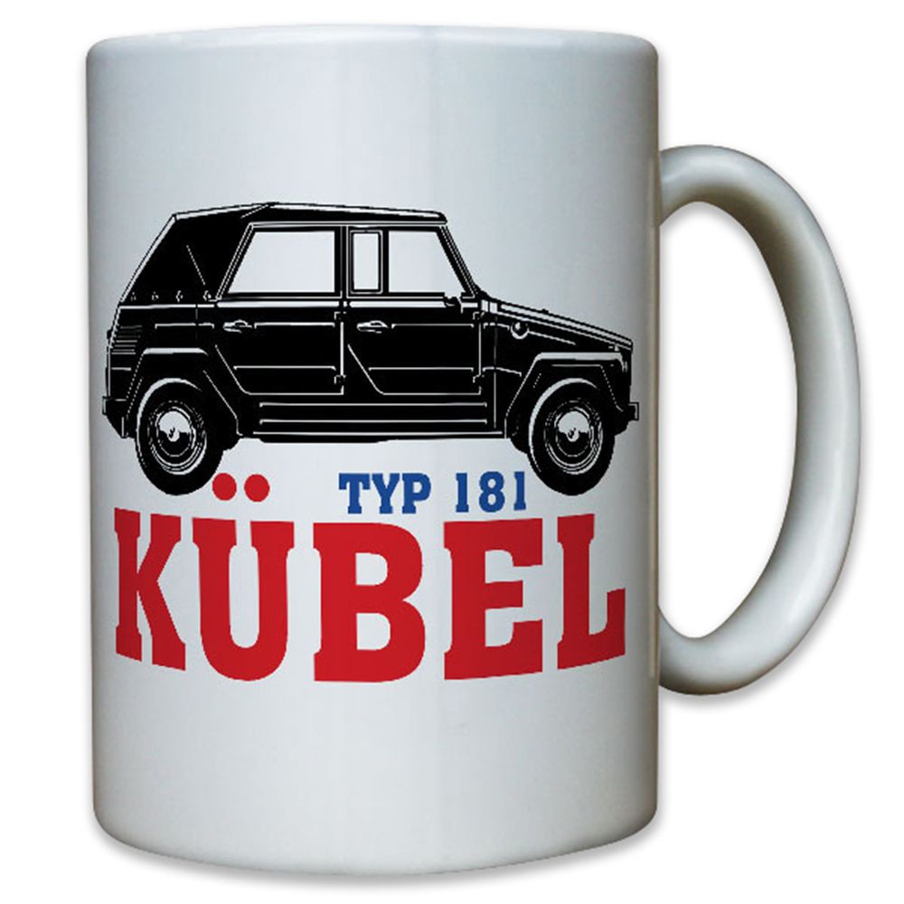 Kübel Typ 181 Kübelwagen Bundeswehr Bund Bw Fahrzeug Oldtimer Auto Tasse #12387