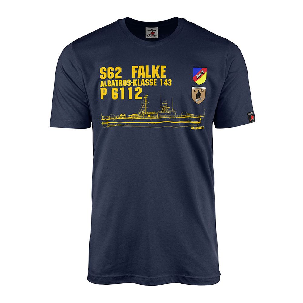S62 Falke TShirt Albatros-Klasse 143 Schnellboot Bundesmarine P6112 #46583