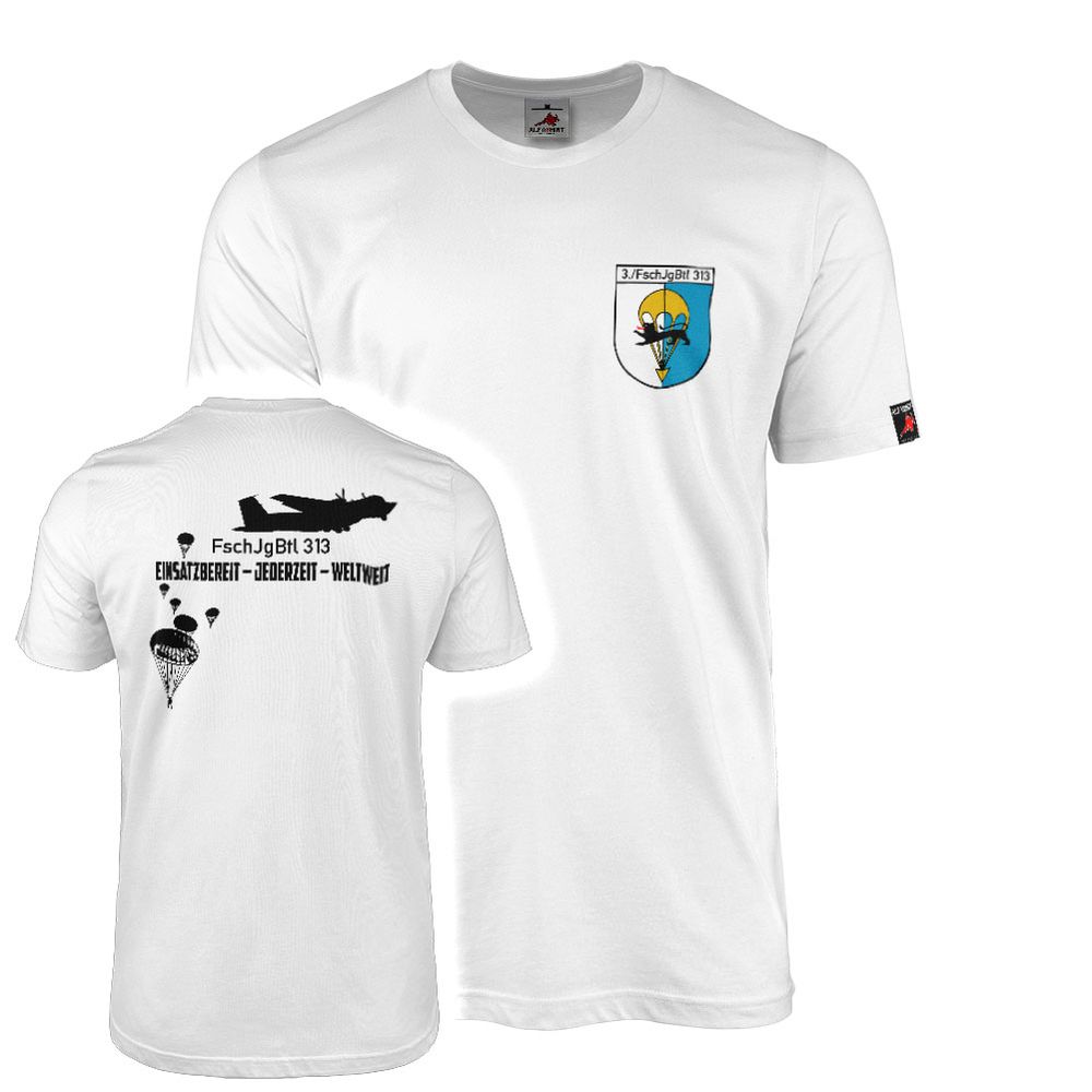 T-shirt 2nd Company Parachute Battalion FschJgBtl 313 Parachute #46762