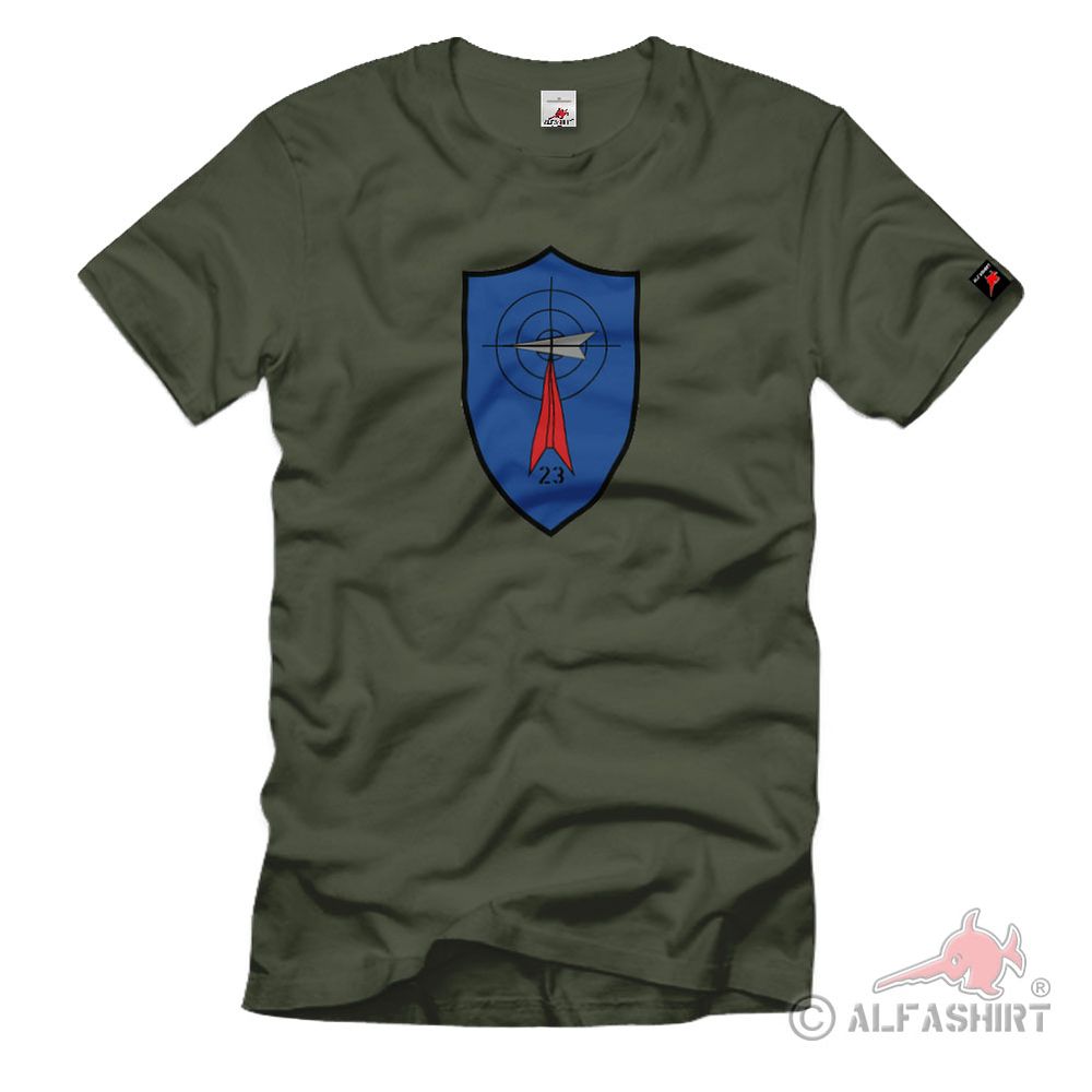 FlaRakGrp 23 Air Defense Missile Group Staffel Wappen Bundeswehr T-Shirt # 38816