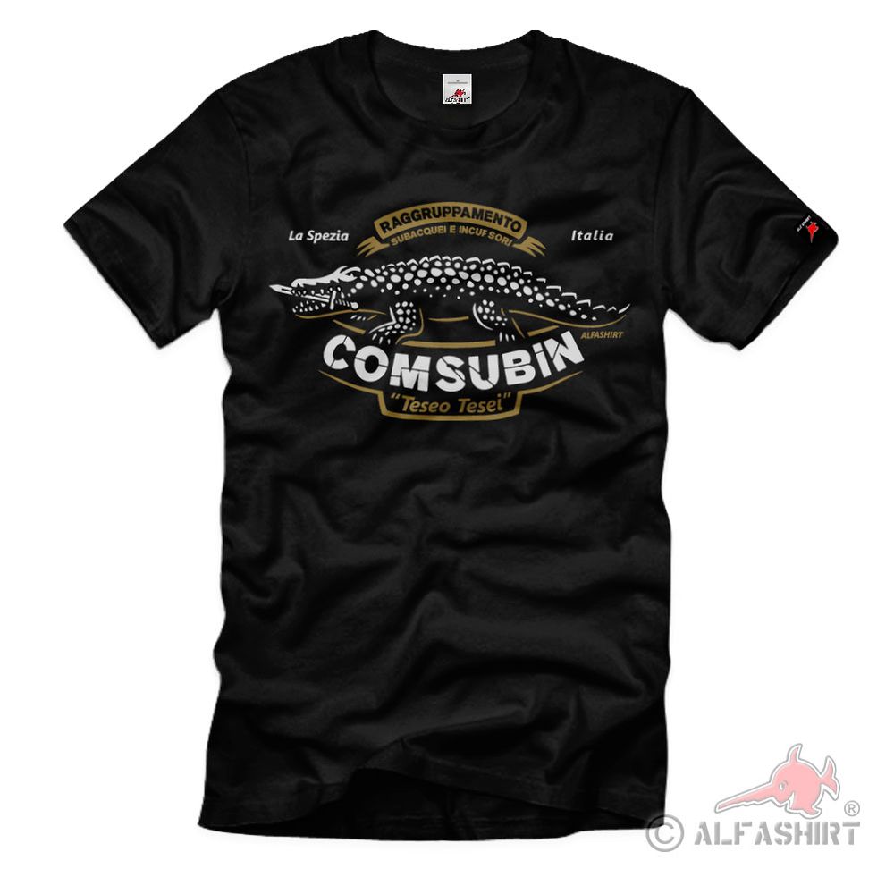 COMSUBIN Comando Subacquei ed Incursori Teseo Tesei La Spezia T-Shirt#40699