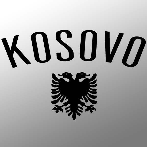 Sticker - Kosovo Albania Eagle Uck Albanian coat of arms 20x12cm # A020