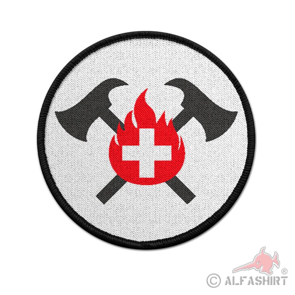Patch Schweizer Feuerwehr Schweiz Rettung Kanton Miliz Schutz Bergen #37252