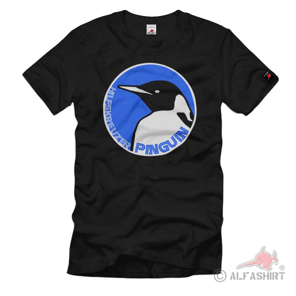 Hilfskreuzer Pinguin Schiff 33 Frachter Handelsstörkreuzer T Shirt Herren #624