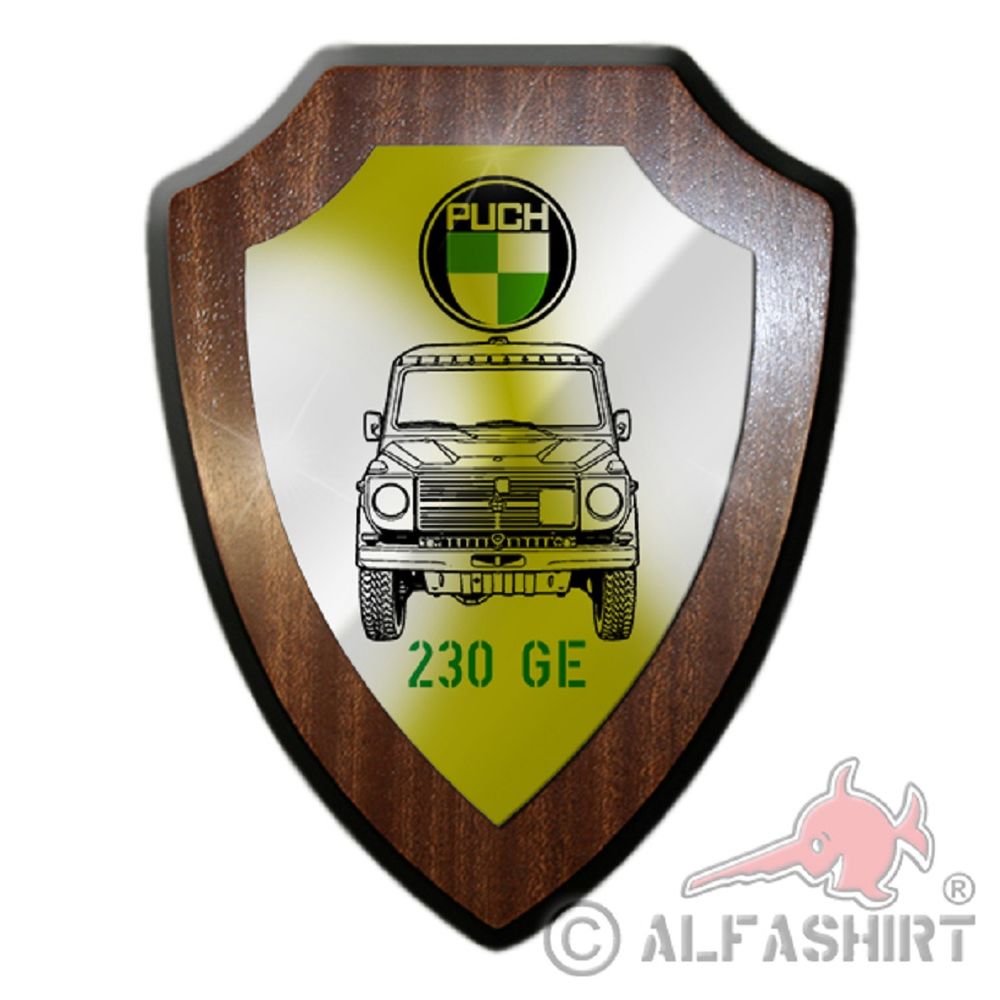 Puch 230GE Logo Oldtimer Works Off Road Vehicle Federal Army Blazon # 19801