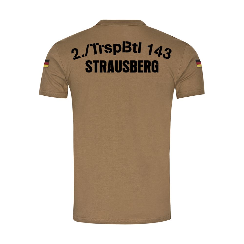 BW Tropen 2 TrspBtl 143 Strausberg Transport Bataillon Kompanie T-Shirt #23159