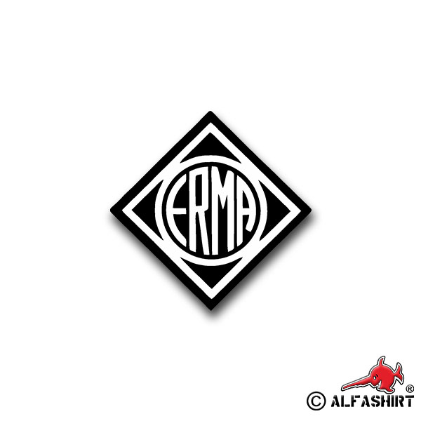 Sticker ERMA Waffenfabrik Berhold Geipel GmbH Erfurt 7x7cm A1541