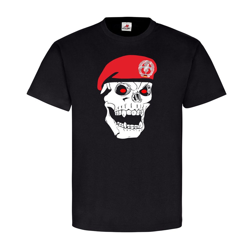 Deutscher Panzerpionier Skull Totenkopf Schädel Militär - T Shirt #8104 