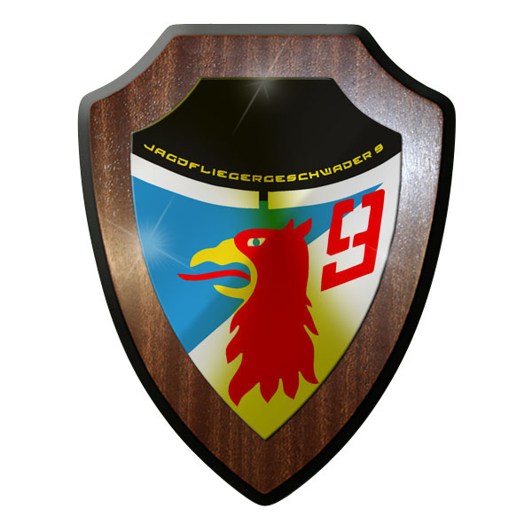 Wappenschild Jagdfliegergeschwader 9 Luftwaffe JG 9 NVA DDR Wappen Emlem #8841