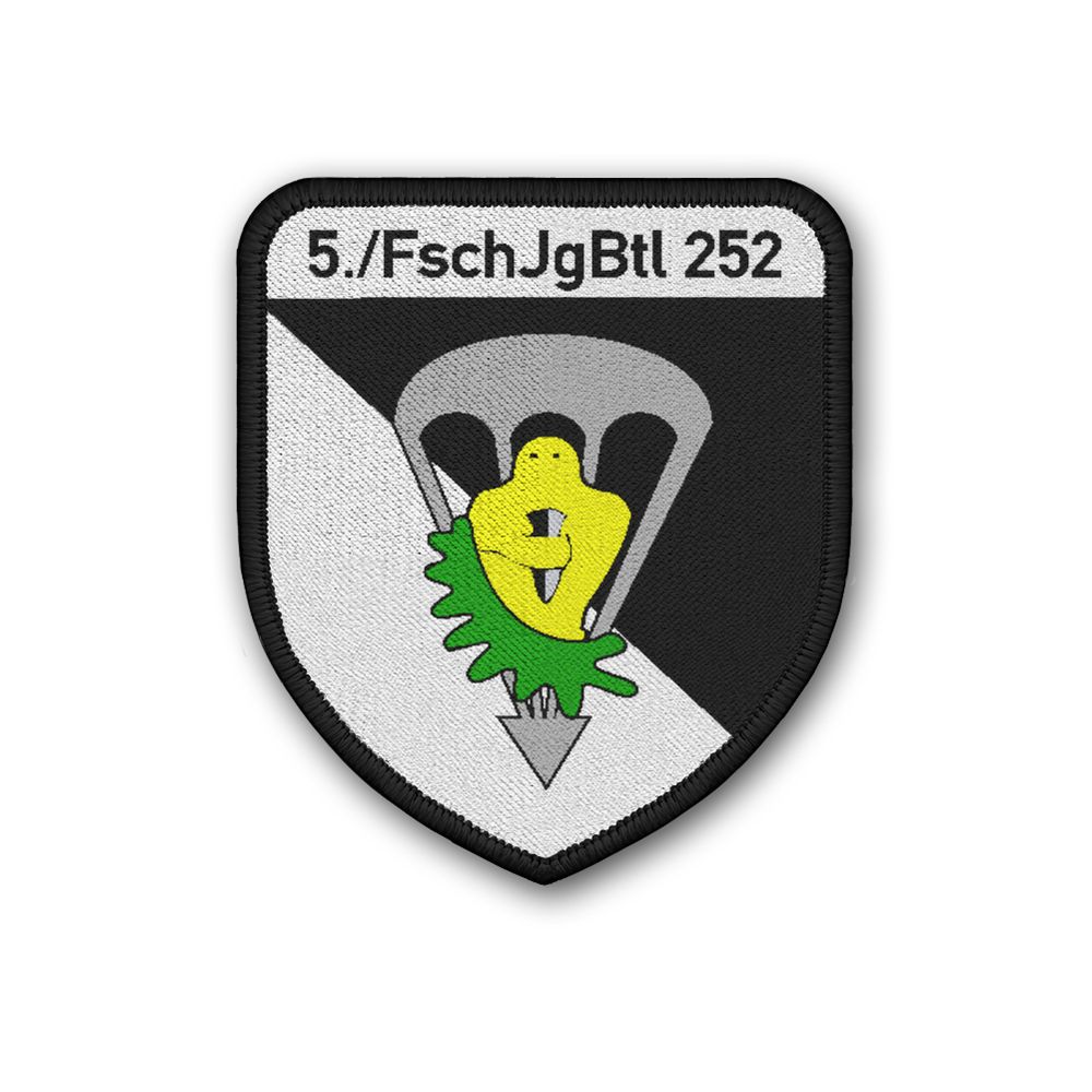 Patch 5-FschJgBtl 252 Paratrooper Battalion Company Nagold Coat of Arms # 26655