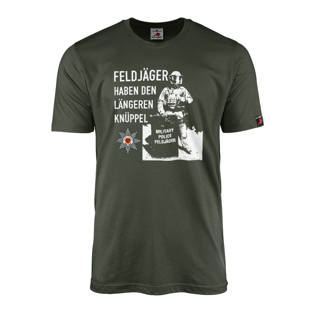 Feldjäger have the longer stick Bundeswehr Mp Soldat Fun - T Shirt # 38257