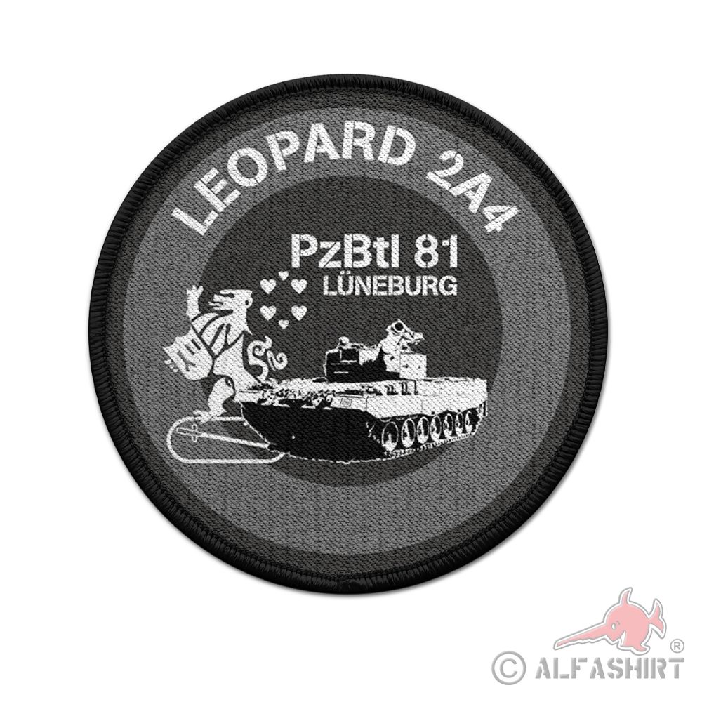 Patch Leopard 2 A4 4 PzBtl 81 Lüneburg Panzer Panzer Klett #41275