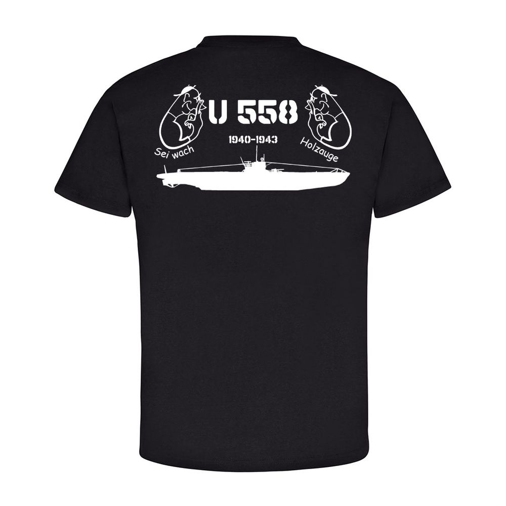 U558 U-Boot Unterseeboot Kaleu Kapitänleutnant Günther Krech - T Shirt #14062