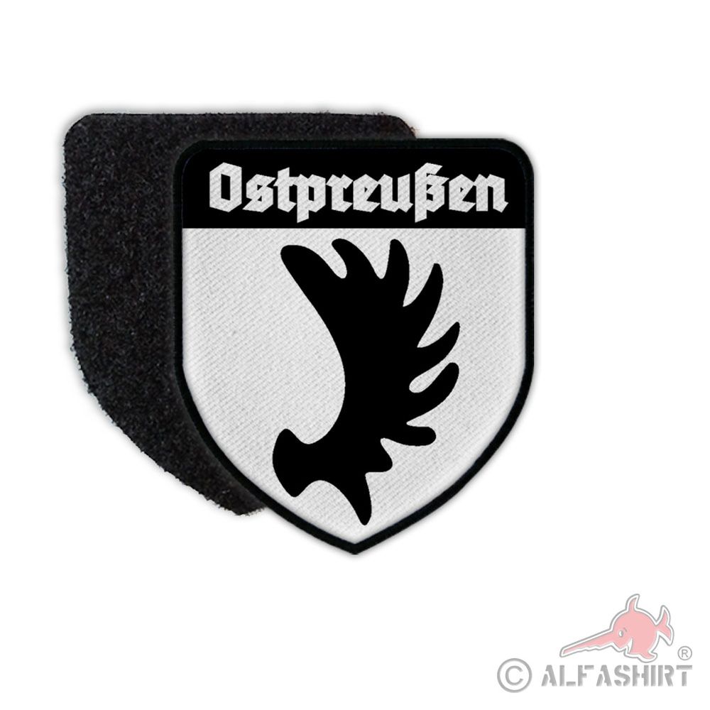 Patch Ostpreußen Heimat Ost Preußen Wappen Aufnäher #36633