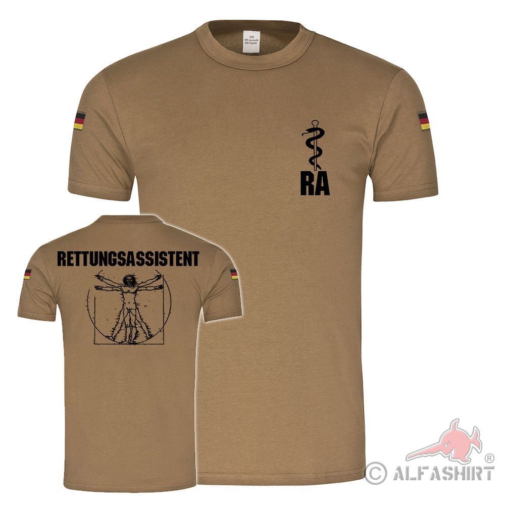 BW Tropen Paramedic RAV-MMXVI Bundeswehr Paramedic RA T-Shirt # 36410