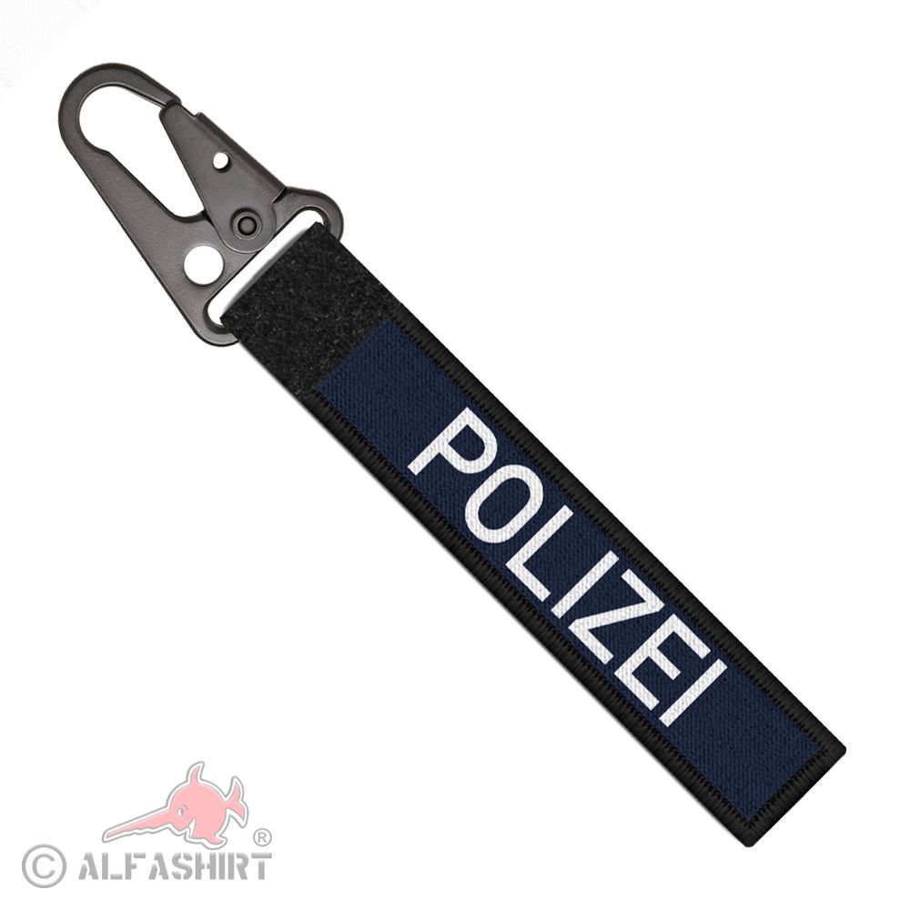 Tactical Schlüsselanhänger POLIZEI Polizist Karabiner Haken Schlüsselbund.#37730