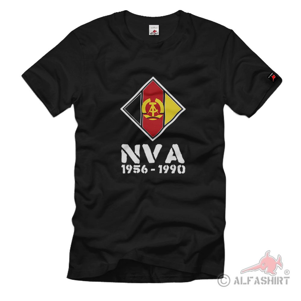 National Defense Army Crest Badge GDR T Shirt # 2081