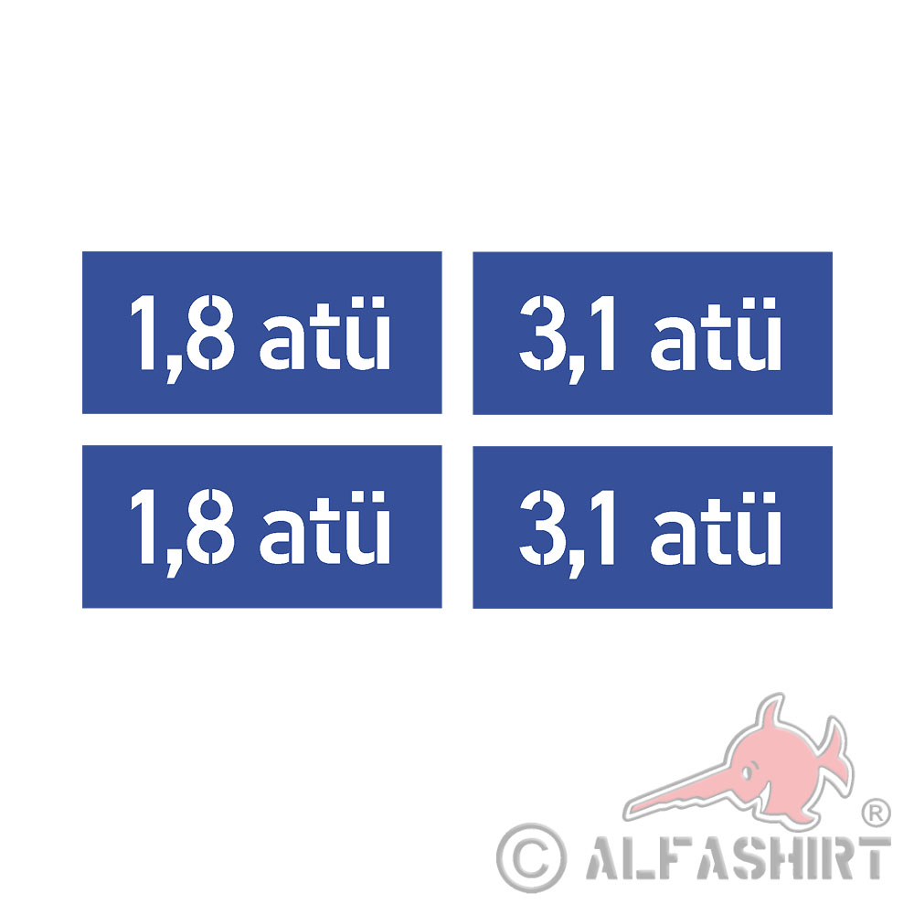 Lachierschablonene-Aufkleber Reifendruck atü selbst  1,5x5cm#A4812