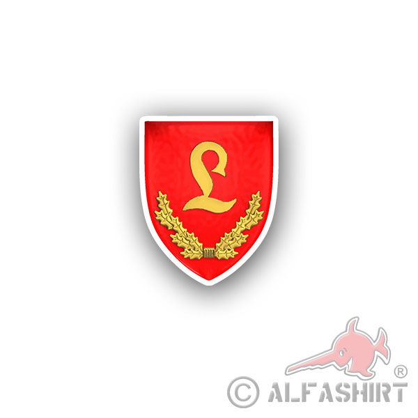 StKpPzLehrBrig 9 Panzerlehrbrigade Stabs Kompanie Abzeichen Wappen 7x6 #A4324