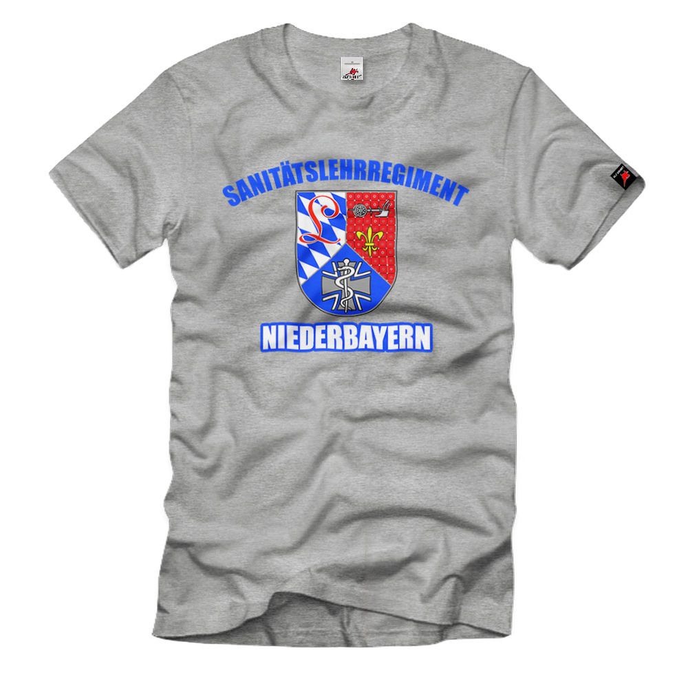 SanLehrReg Niederbayern Sanitätslehrregiment Bundeswehr Wappen T Shirt #39286