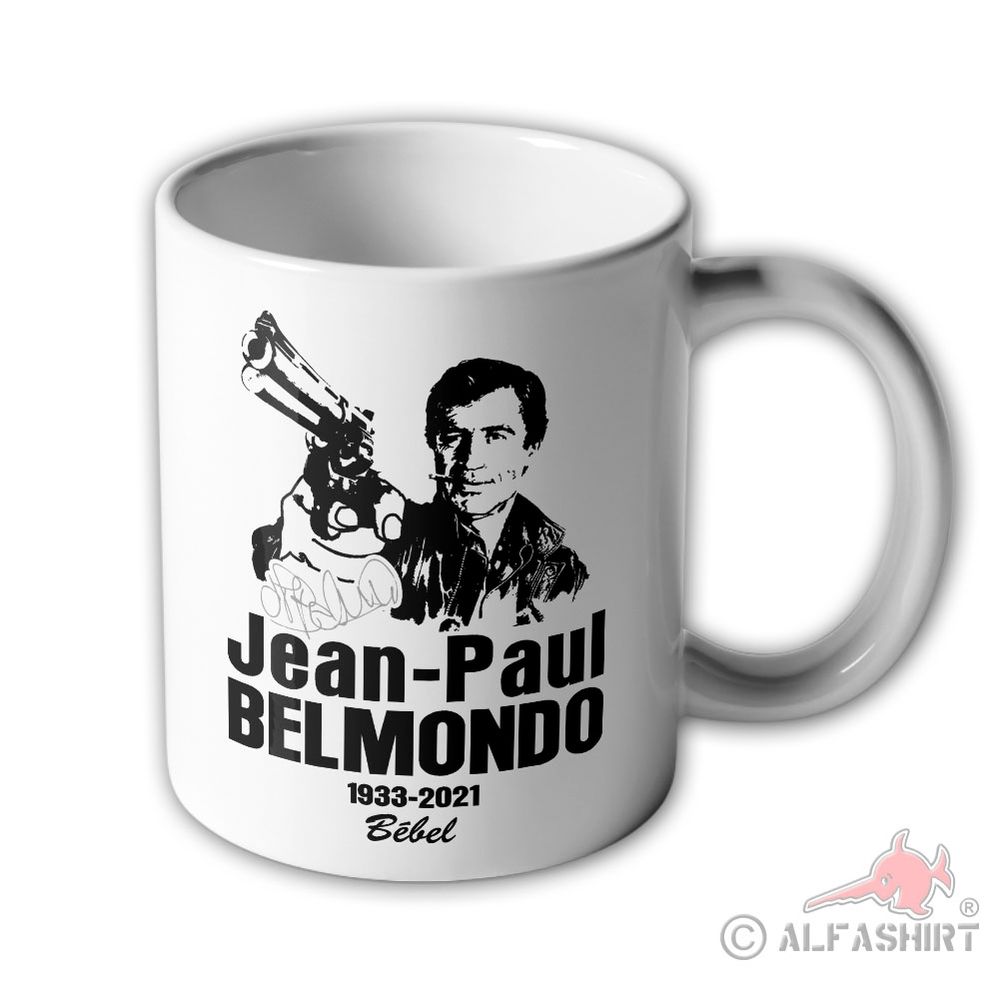 Tasse Jean-Paul Belmondo Bébel Film Schauspieler Frankreich Action Star #38159