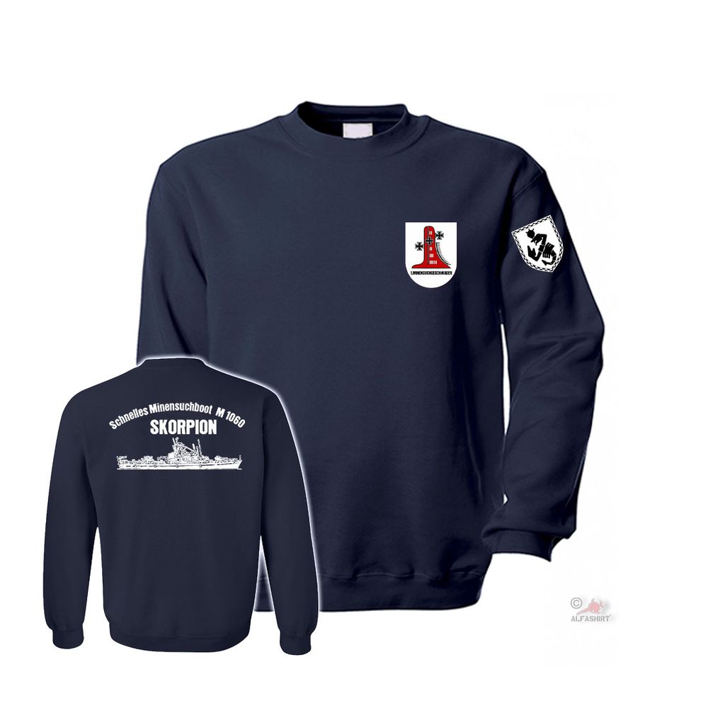 Pullover SM-BOOT SKORPION M1060 Schnelles Minensuchboot 1 #41088