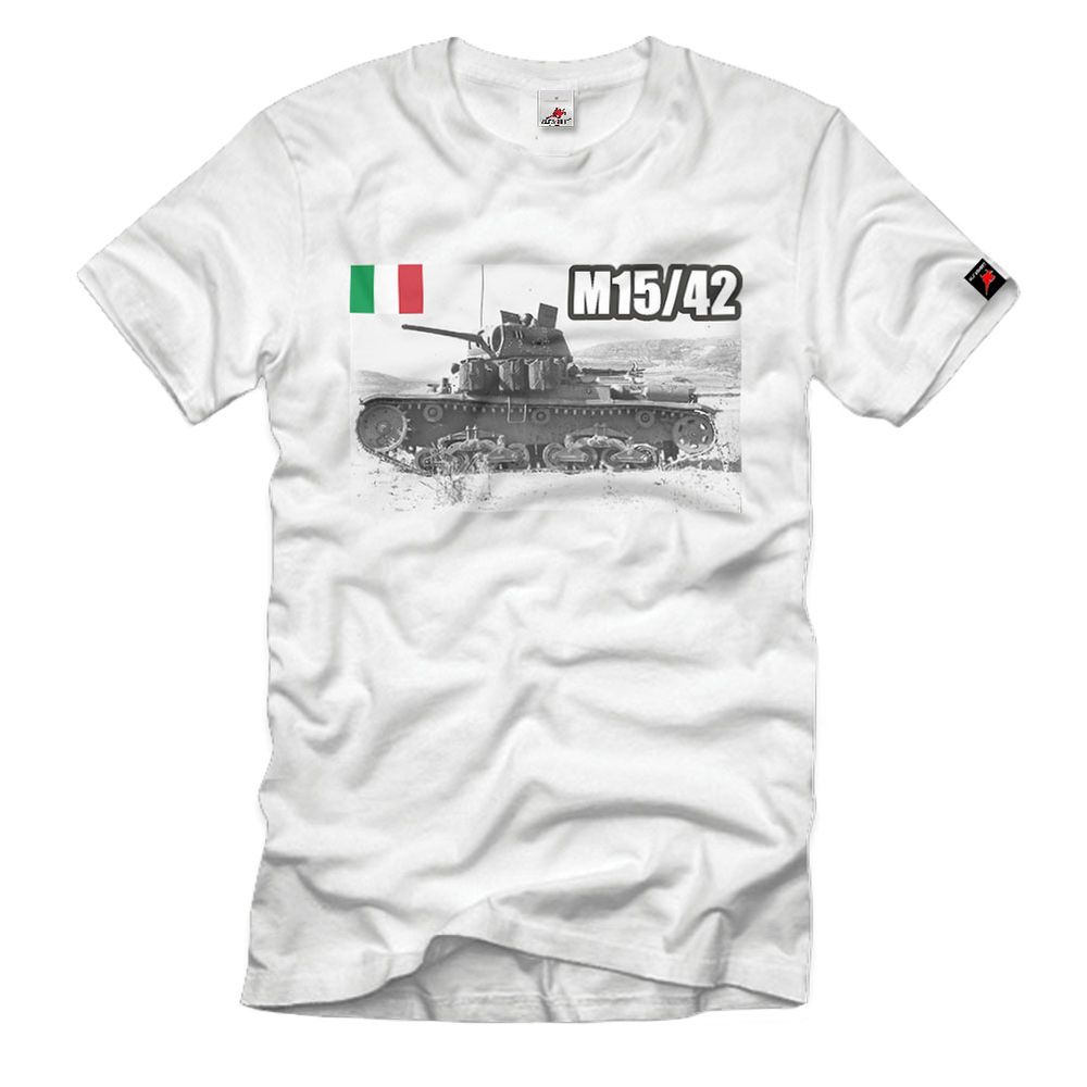 M15-42 serbatoio medio Panzer Italy Italia WWII T-Shirt # 34631