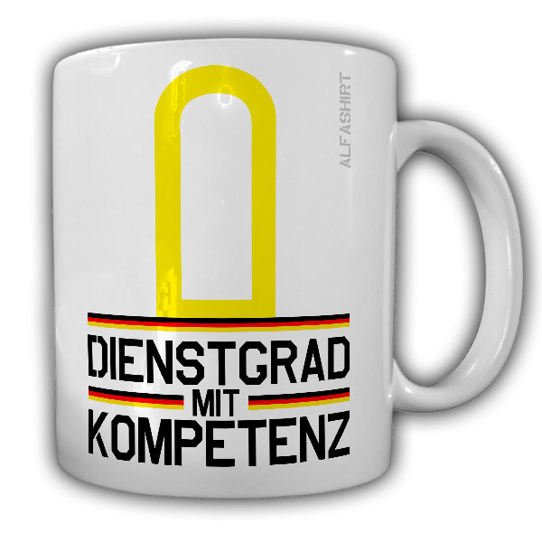 Tasse Obermaat Dienstgrad Bundeswehr OMaat Militär Rangabzeichen Becher #20708