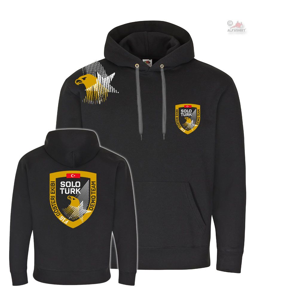Solo Türk Piloten Hoodie Türkei Militär Air Force Türkey Abzeichen Wappen #24376