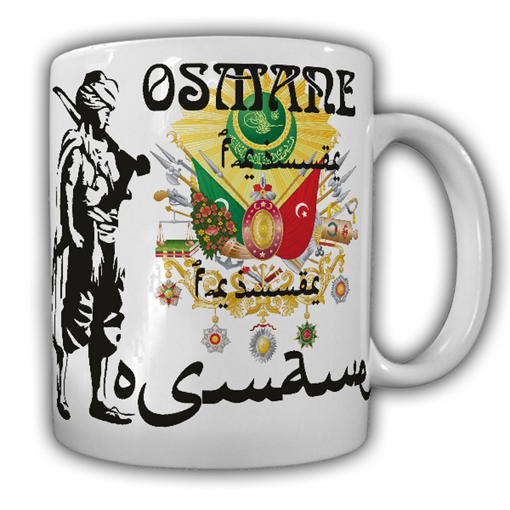 Tasse Osmane für immer Türkei Flaggen Osmanisches Reich Krieger Militär #23245