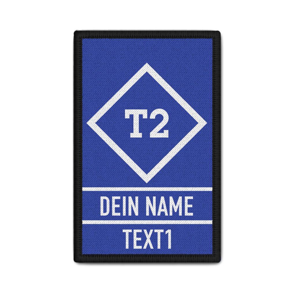 Patch Taktisches Zeichen Hilfswerk Fachgruppe Name Einheit Ortschaft  #47105
