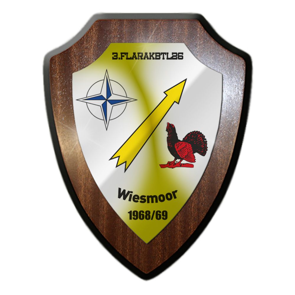 Wappenschild 3 FlaRagBtl 26 Bundeswehr Wappen Deutschland #33632