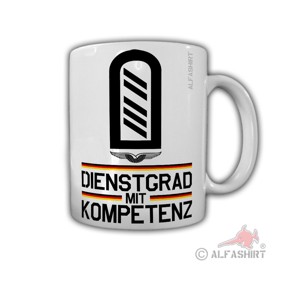 Luftwaffe Oberstabsgefreiter Dienstgrad OStGefr Schulterklappe Tasse #27862