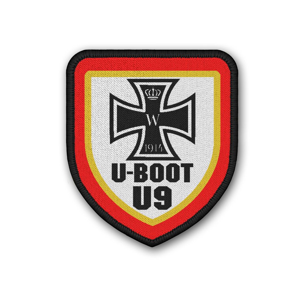Patch U-Boot U9 Unterseeboot BW Marine Wappen S-188 Abzeichen Turmwappen #30597