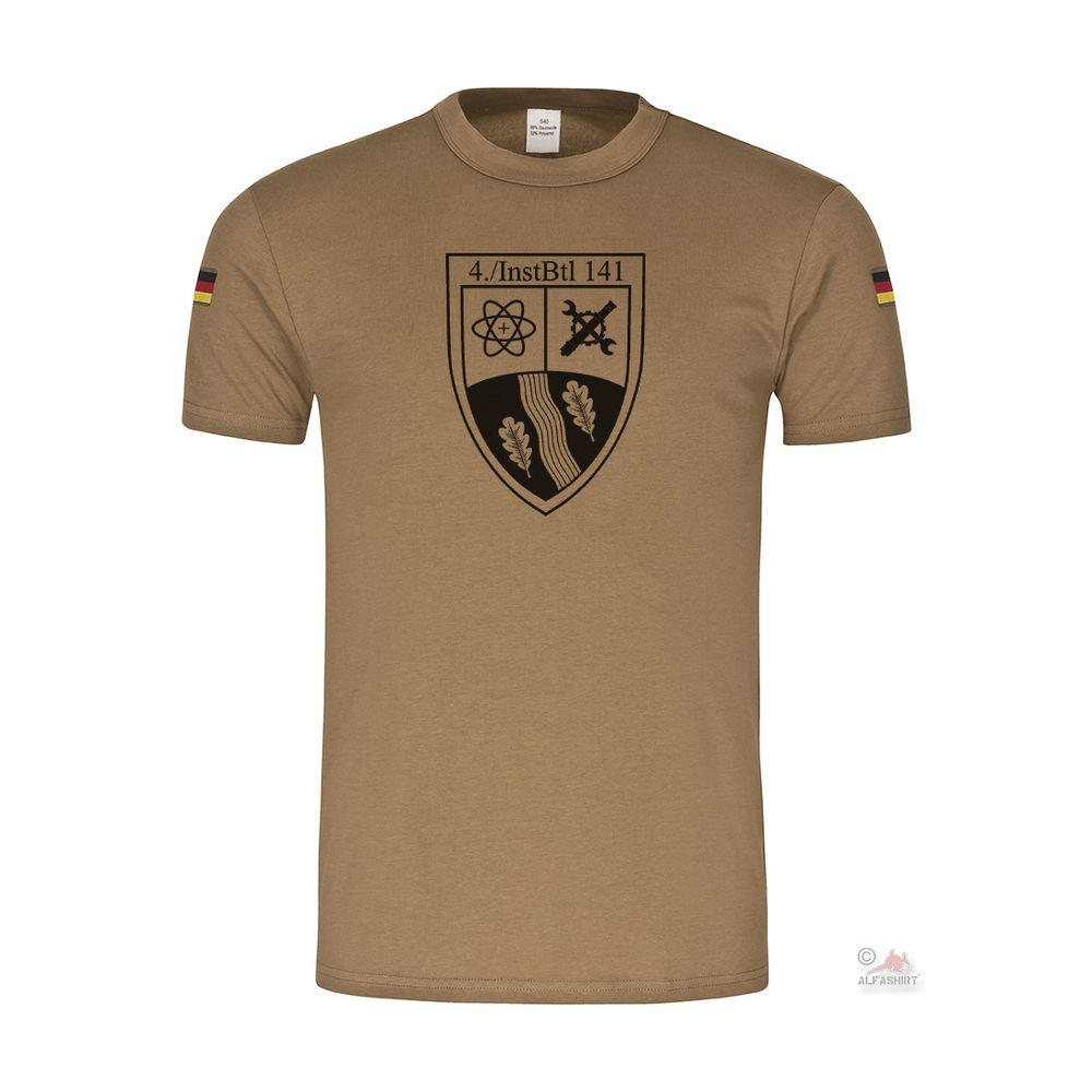 BW Tropen 4 InstBtl 141 Lüneburg Repair Battalion 141 T-Shirt # 35081