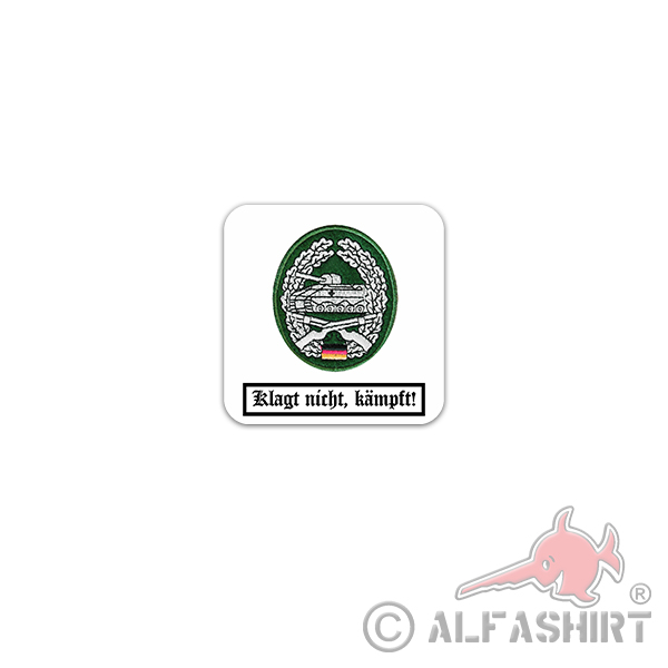 Sticker Beret Badge Tank Reconnaissance Army Reconnaissance 7x7cm A3188